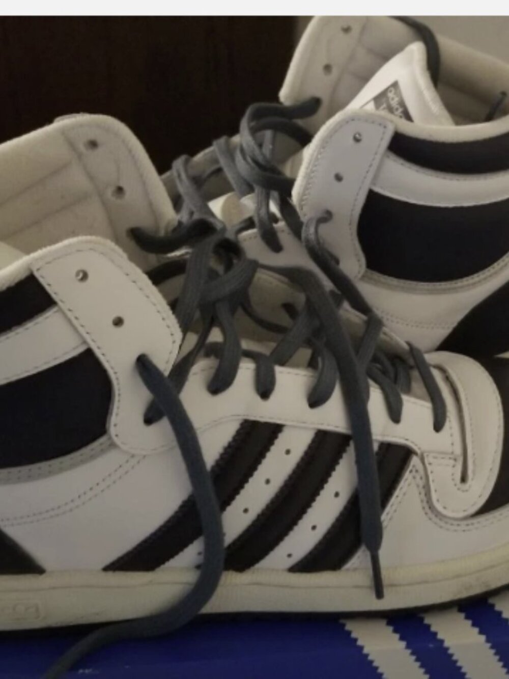 Size 12 - Adidas Top Ten RB Collegiate Navy